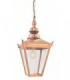 1 Light Outdoor Ceiling Chain Lantern Copper IP44, E27