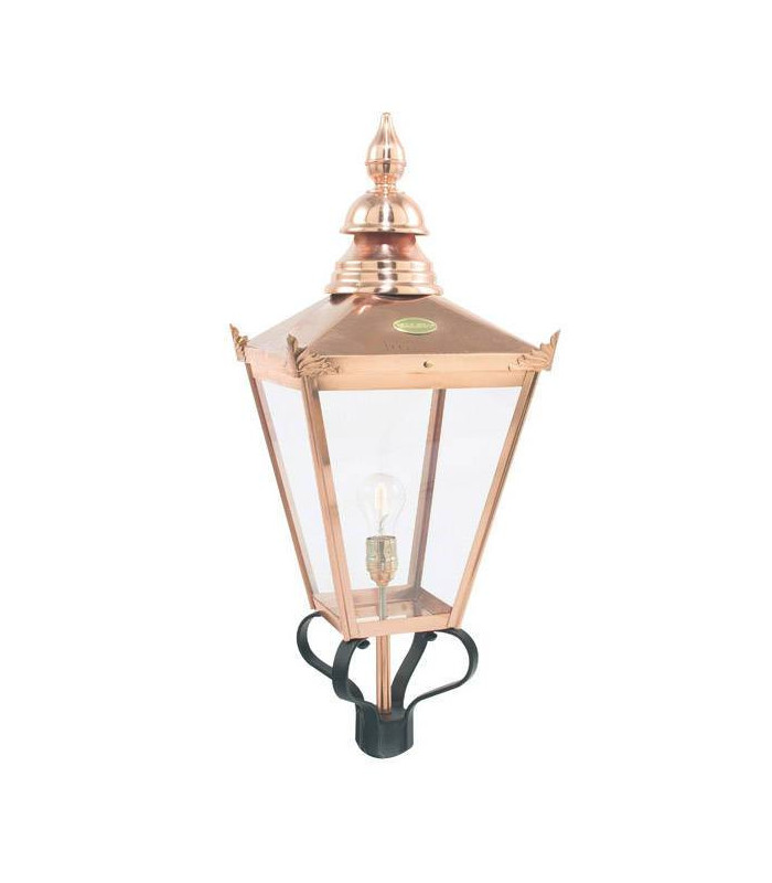 1 Light Outdoor Post Lantern Copper, 50,61 IP44, E27