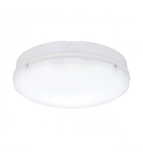 Integrated LED Outdoor & Step Dimming Flush Light Gloss White, Opal IP65