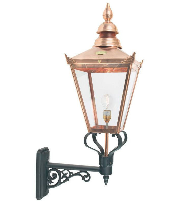 1 Light Outdoor Wall Lantern Light Copper IP44, E27