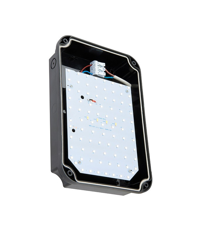Integrated LED Outdoor Mini Wall Light Black IP65