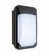 Integrated LED Outdoor Mini Microwave Wall Light Black IP65