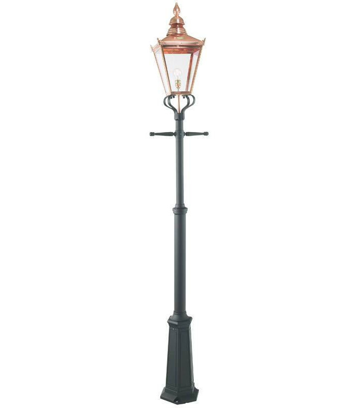 1 Light Outdoor Single Post Copper, E27