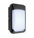 Integrated LED Outdoor Wall Mini Photocell Light Black IP65