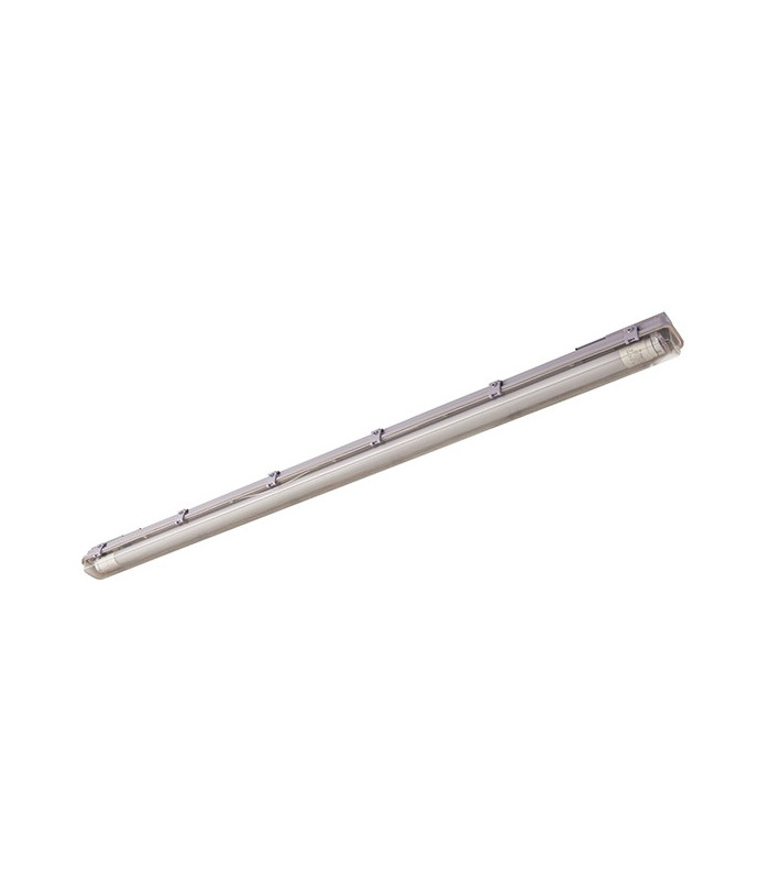 Outdoor 5ft Linear Batten Flush Light Prismatic IP65