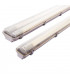 Outdoor 5ft Linear Batten Flush Light Prismatic IP65