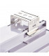 Outdoor 5ft Twin Linear Batten Flush Light Prismatic IP65