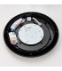 Integrated LED Outdoor Microwave Wall Light Matt Black Textured, Opal IP65