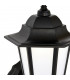 Integrated LED 1 Light Outdoor Wall Lantern Matt Black Textured, Frosted IP44