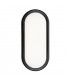 Integrated LED Outdoor Large Wall Light Matt White Textured, Opal IP54