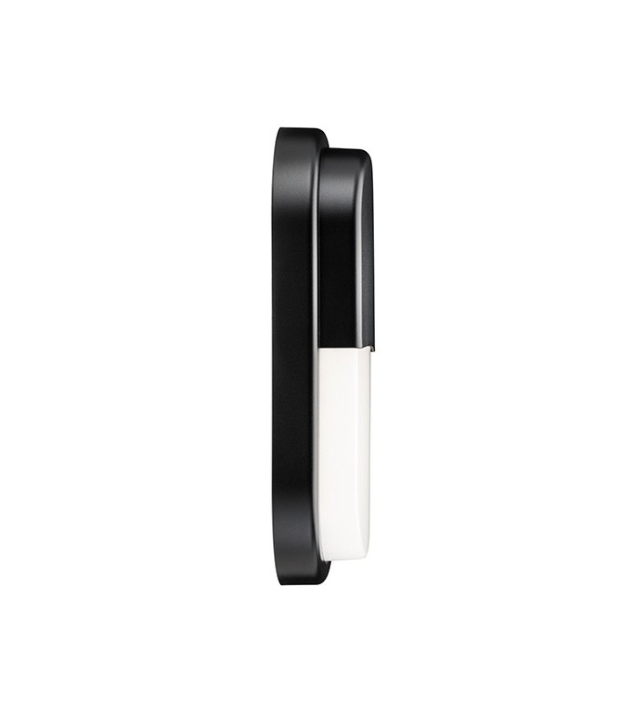 Integrated LED Outdoor Large Wall Light Matt White Textured, Opal IP54