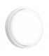 Integrated LED Outdoor Wall Light Matt White Textured, Opal IP54