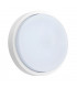 Integrated LED Outdoor Wall Light Matt White Textured, Opal IP54