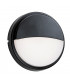 Integrated LED Outdoor Wall Light Matt White Textured, Opal IP54