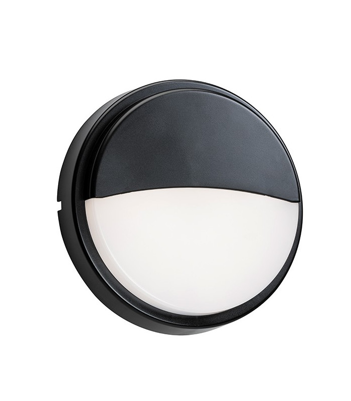 Integrated LED Outdoor Wall Light Matt White Textured, Opal IP54