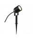 Integrated LED 1 Light Outdoor Spike Light Black Anodised, Frosted IP65