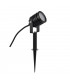 Integrated LED 1 Light Outdoor Spike Light Black Anodised, Frosted IP65