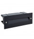 Integrated LED Outdoor Recessed Wall Light Textured Black, Frosted IP44