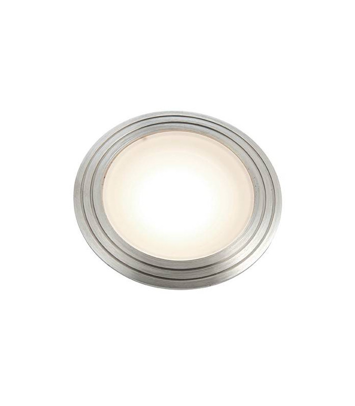 Integrated LED Outdoor Coastal Recessed Light Marine Grade Brushed Stainless Steel, Frosted IP67