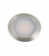 Integrated LED Outdoor Coastal Recessed Light Marine Grade Brushed Stainless Steel, Frosted IP67