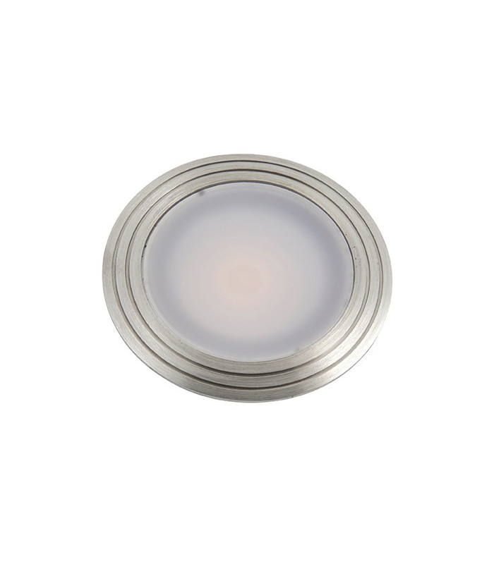 Integrated LED Outdoor Coastal Recessed Light Marine Grade Brushed Stainless Steel, Frosted IP67