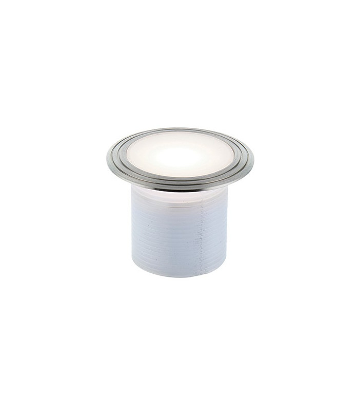 Integrated LED Outdoor Coastal Recessed Light Marine Grade Brushed Stainless Steel, Frosted IP67