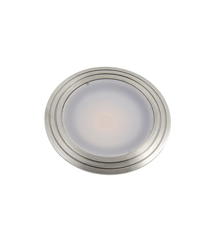 Integrated LED Outdoor Coastal Recessed Light Marine Grade Brushed Stainless Steel, Frosted IP67