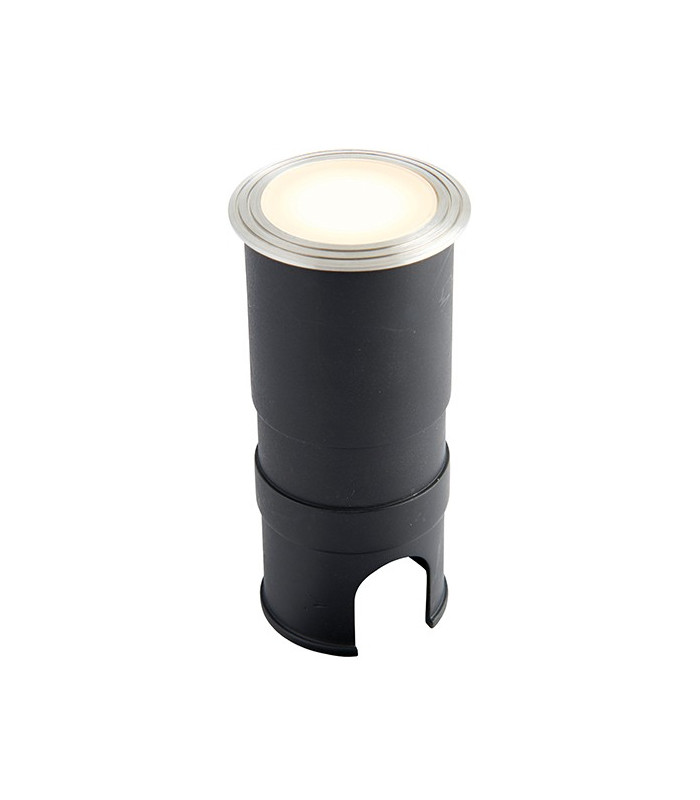 Integrated LED Outdoor Coastal Recessed Light Marine Grade Brushed Stainless Steel, Frosted IP67