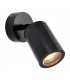 LED 1 Light Outdoor Spotlight Satin Black, Glass IP65