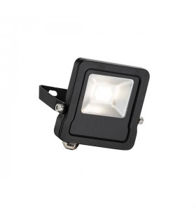 Integrated LED Outdoor Wall Flood Light Matt Black, Glass IP65
