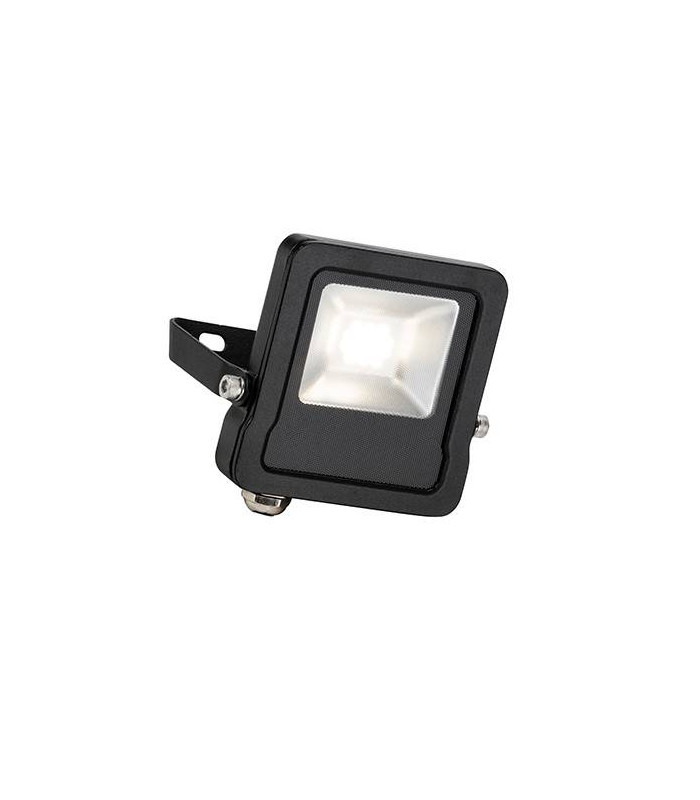 Integrated LED Outdoor Wall Flood Light Matt Black, Glass IP65