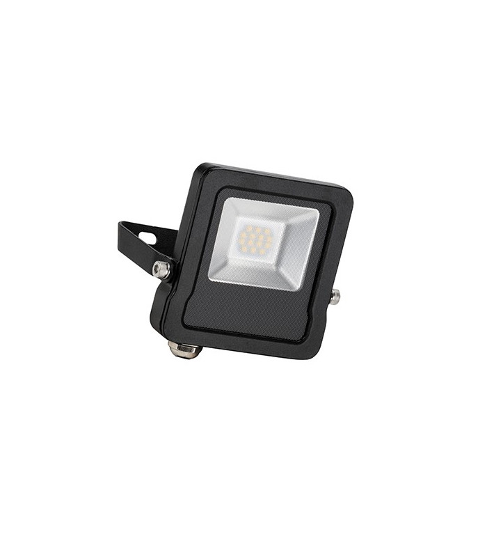 Integrated LED Outdoor Wall Flood Light Matt Black, Glass IP65