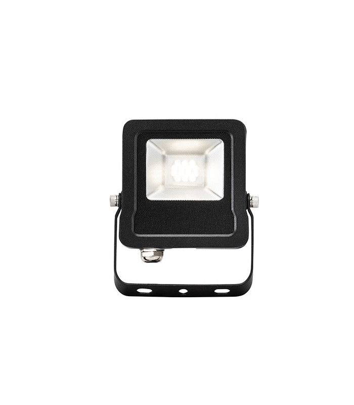 Integrated LED Outdoor Wall Flood Light Matt Black, Glass IP65
