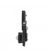 Integrated LED PIR Outdoor Wall Flood Light Matt Black, Glass IP44
