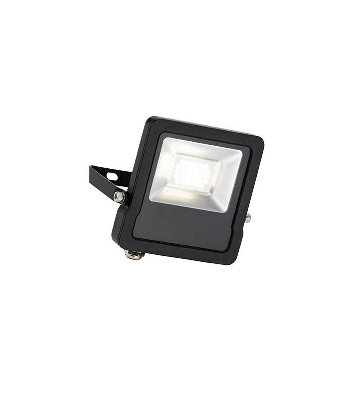 Integrated LED Outdoor Wall Flood Light Matt Black, Glass IP65