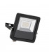 Integrated LED Outdoor Wall Flood Light Matt Black, Glass IP65