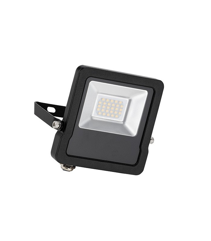 Integrated LED Outdoor Wall Flood Light Matt Black, Glass IP65