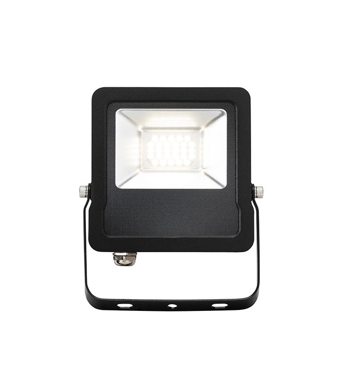 Integrated LED Outdoor Wall Flood Light Matt Black, Glass IP65