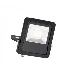 Integrated LED Outdoor Wall Flood Light Matt Black, Glass IP65