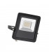 Integrated LED Outdoor Wall Flood Light Matt Black, Glass IP65