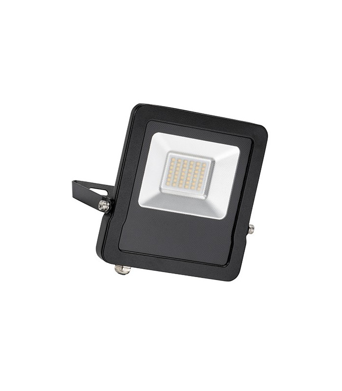 Integrated LED Outdoor Wall Flood Light Matt Black, Glass IP65