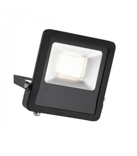 Integrated LED Outdoor Wall Flood Light Matt Black, Glass IP65