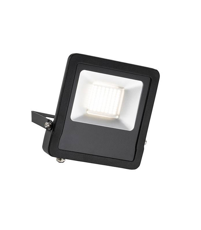 Integrated LED Outdoor Wall Flood Light Matt Black, Glass IP65