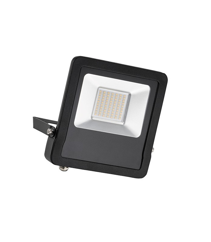 Integrated LED Outdoor Wall Flood Light Matt Black, Glass IP65