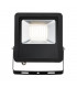 Integrated LED Outdoor Wall Flood Light Matt Black, Glass IP65