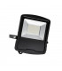 Integrated LED Outdoor Wall Flood Light Matt Black, Glass IP65