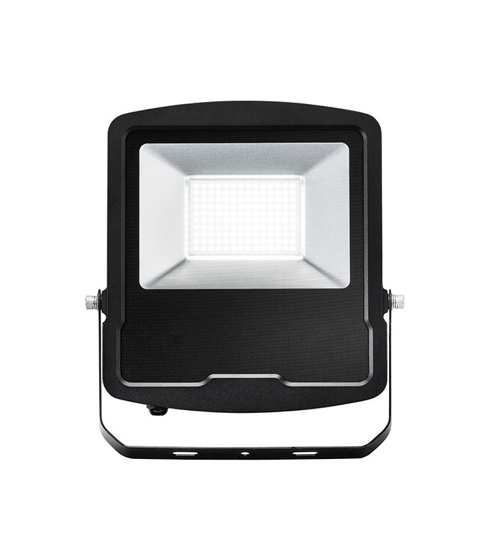 Integrated LED Outdoor Wall Flood Light Matt Black, Glass IP65