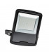 Integrated LED Outdoor Wall Flood Light Matt Black, Glass IP65