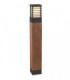 Outdoor Large Wooden Bollard, E27