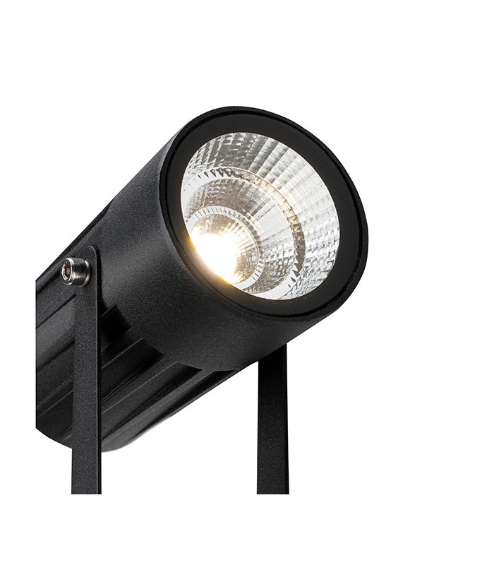 Integrated LED Outdoor Ground Light Matt Black, Glass IP65
